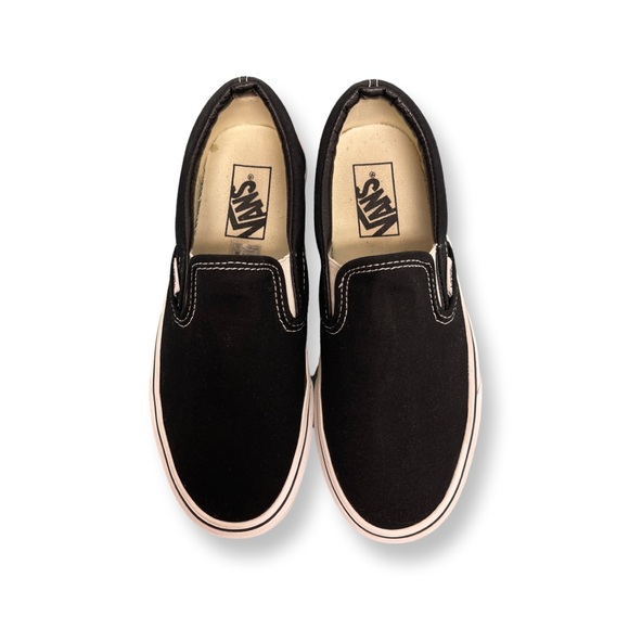 Vans Old Skool Slip On Sneakers Women’s 7.5 Black - Picture 6 of 7
